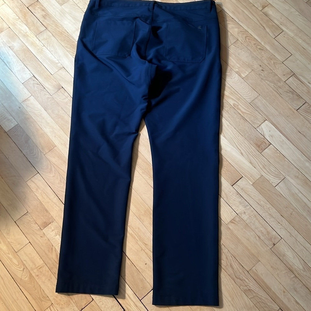 Kyodan Golf Pants Mens 36 Navy Blue Straight Leg Performance Active Trousers